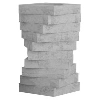 Кашпо К-024 (Вариант 2) L570 B570 H800 (Арт. KIS024-570570-800-D)