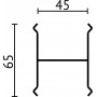 Светильник Стэрия вертикальная (Свечение внутрь и наружу) D422 (Арт. ISSVW2-065045-042230069)