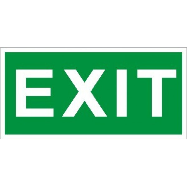 Пиктограмма ПЭУ 012 Exit (335х165) РС-M /комплект, 2шт./ | 2502000120 | Световые Технологии