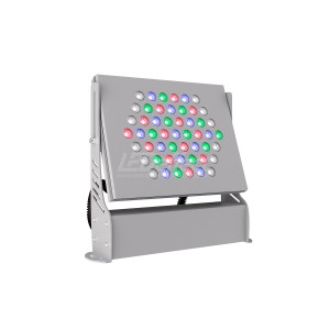Светильник Прожектор RGBW 100 Вт (Г55+12˚) светодиодный (LE-СБУ-48-100-3157-67RGBW)