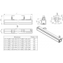 LED светильник SVT-P-DIRECT-600-16W-LV-24V DC