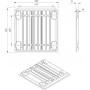 LED светильник SVT-ARM-U-AIR-595x595x34-29W-IP54-PR-4000K-SC