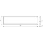 LED светильник SVT-ARM-Panel-RZ-1195x295x18-36W-IP40-M