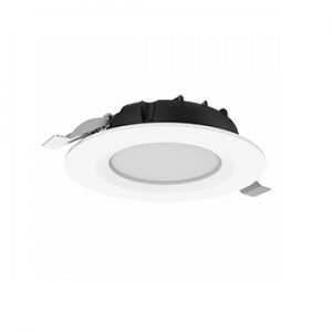 Cветильник светодиодный Вартон DL-SLIM круглый встр. 121*38мм 10Вт 4000K IP44 монтажный диаметр 95 мм авар. автономный постоянного действияTeletest Арт. V1-R0-00546-10AT0-4401040