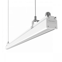 Светильник Вартон Mercury Mall IP54 1450x54x58 мм опал 42W 4000К бел. RAL9003 авар. автономный постоянного действия Teletest светодиодный Арт. V1-R0-00380-31ATO-5404240