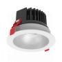 Светильник Вартон DL-SPARK встр. 15Вт 4000K 60° 120x88mm бел. IP44 с матовым серебристым рефлектором монтажный диаметр100 мм светодиодный Арт. V1-R0-00433-10L07-4401540