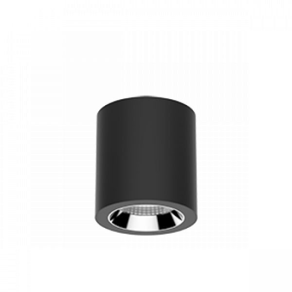Светильник LED Вартон DL-02 Tube накл. 125*135 18Вт 3000K 35° RAL9005 черн. матовый светодиодный Арт. V1-R0-T0113-20000-2001830