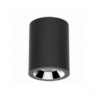 Светильник LED Вартон DL-02 Tube накл. 220*150 55Вт 3000K 35° RAL9005 черн. матовый светодиодный Арт. V1-R0-T0391-20000-2005530