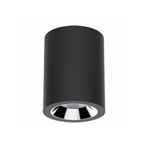 Светильник LED Вартон DL-02 Tube накл. 220*150 55Вт 3000K 35° RAL9005 черн. матовый светодиодный Арт. V1-R0-T0391-20000-2005530