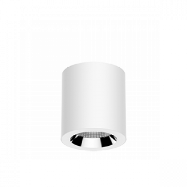 Светильник LED Вартон DL-02 Tube накл. 125*135 18Вт 3000K 35° RAL9010 бел. матовый светодиодный Арт. V1-R0-00113-20000-2001830