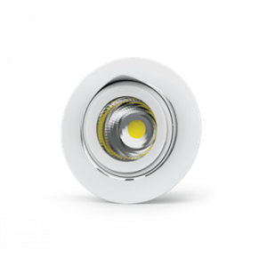 Светильник LED Вартон DL/R встр. поворотный 40° 195*159мм 50Вт 3000K бел. (⌀185mm) светодиодный Арт. V1-R0-00412-10R03-2005030