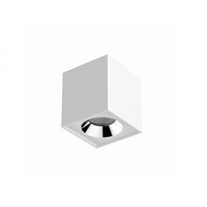 Светильник LED Вартон DL-02 Cube накл. 100*110 12Вт 3000K 35° RAL9010 бел. матовый светодиодный Арт. V1-R0-00360-20000-2001230