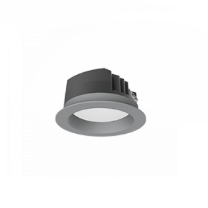 Светильник светодиодный Вартон DL-PRO круглый встр. 144*71мм 20Вт 4000K IP65 диаметр монтажного отверстия 125-135мм серый RAL7045 светодиодный Арт. V1-R0-H0556-10000-6502040
