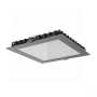 Светильник светодиодный Вартон DL-03 квадратный встр. 200*200*25 25Вт 4000K IP54/IP44 RAL7045 серый матовый светодиодный Арт. V1-R0-H0342-10000-4402540