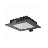 Светильник светодиодный Вартон DL-03 квадратный встр.110*110*25 12Вт 4000K IP54/IP44 RAL9005 черн. матовый светодиодный Арт. V1-R0-T0354-10000-4401240