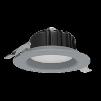 Светильник светодиодный Вартон DoВтnlight круглый встр. 190*70 мм 25Вт 4000K IP54 RAL7045 серый матовый светодиодный Арт. V1-R0-H0083-10000-4402540