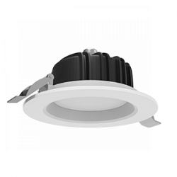 Cветильник светодиодный Вартон DoВтnlight круглый встр. 120*65 мм 11Вт 4000K IP54 RAL9010 бел. матовый Арт. V1-R0-01011-10000-4401140