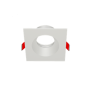 Рамка для модульного светильника Вартон FLEX 50 08 квадратная встраиваемая 90х90х30мм RAL9010 светодиодный Арт. V1-R0-00435-10002-2000000
