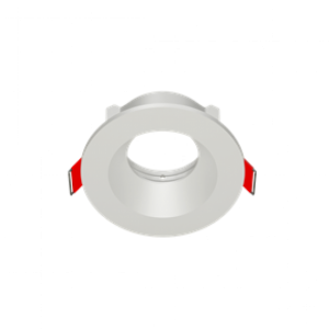Рамка для модульного светильника Вартон FLEX 50 01 круглая встраиваемая 90х30мм RAL9010 светодиодный Арт. V1-R0-00435-10001-2000000