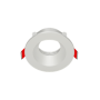 Рамка для модульного светильника Вартон FLEX 50 01 круглая встраиваемая 90х30мм RAL9010 светодиодный Арт. V1-R0-00435-10001-2000000