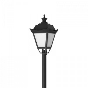 Светильник Вартон парковый Retro 40W торцевой 3000К светодиодный Арт. V1-S0-90501-40000-3004030