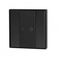 Кнопочная панель 2-х кл. (1 группа), пластиковый корпус, черн. Арт. DA-SВт-G1-PB