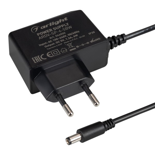 Сетевой адаптер ARDV 5V/12V/24V с настенным и настольным исполнением