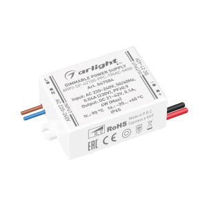 Диммируемый источник тока ARPJ с защитой IP65 для AC/DC