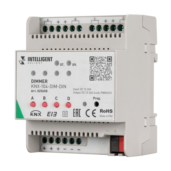 Диммеры KNX СV для управления светодиодными лентами 12-36V