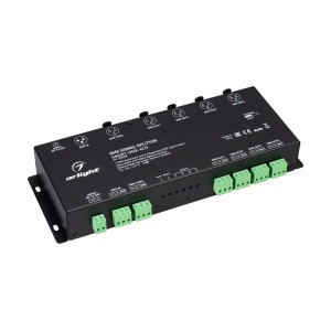 Разветвители DMX512 для систем DMX, накладной монтаж