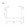 Светильник ELIZEO накладная потолочная чаша 16 Вт