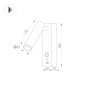 Светильник BED для индивидуального освещения, накладной и встраиваемый