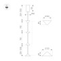 Светильник SP-CALICE-SURFACE-R120-12W Warm2700 (BK, 110 deg, 230V) Накладной монтаж