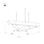 Светильник TRIANGLE подвесной с классом защиты IP20