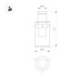 Светильник LANTERN декоративный 48V на трек