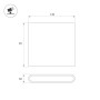 Светильник FLAT WALL Накладной Up Down с IP54 и IP65