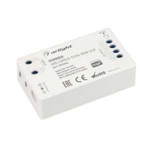 Диммер ARL-SIRIUS-TUYA-RGB-SUF (12-24V, 3x5A, 2.4G) для RGB лент