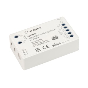 Диммер ARL-SIRIUS-TUYA-RGBW-SUF (12-24V, 4x4A, 2.4G) для светодиодных лент