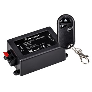 Диммер для светодиодных лент LN-RF3B (12/24V, 96/192W, ПДУ-брелок 3кн)