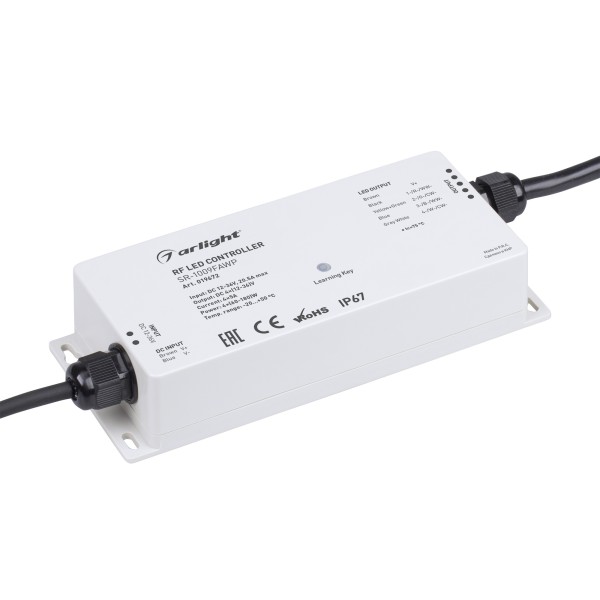Контроллер SR-1009FAWP (12-36V, 240-720W) влагозащищенный для RGBW