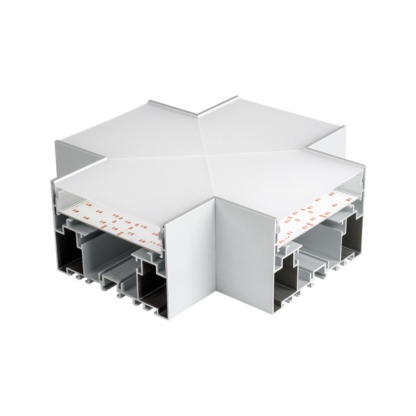 Угловой соединитель S2-LINE-10570-X90 крестовой (Arlight, Металл) для профилей