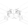 Угловой соединитель S2-LINE-10570-X90 крестовой (Arlight, Металл) для профилей