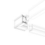 Угловой соединитель S2-LINIA69-F-L90W внешний (Arlight, Металл) для профилей