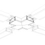 Угловой соединитель S2-LINIA94-F-X90 крестовой (Arlight, Металл) для монтажа