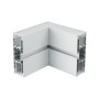 Угловой соединитель S2-WALL-X2-H128-L90W внешний Arlight для профилей