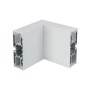 Угловой коннектор S2-WALL-X2-H128-L90N внутренний для алюминиевых профилей
