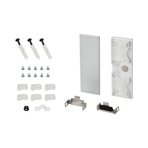 Заглушка S2-WALL-X2-H128 Silver с магнитными защелками