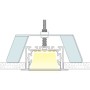 Держатель S2-LINIA69-F Set (Arlight, Металл) для гипсокартонного монтажа