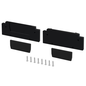 Заглушка для профиля STRETCH-41-CEIL-CENTER BLACK, пластиковая