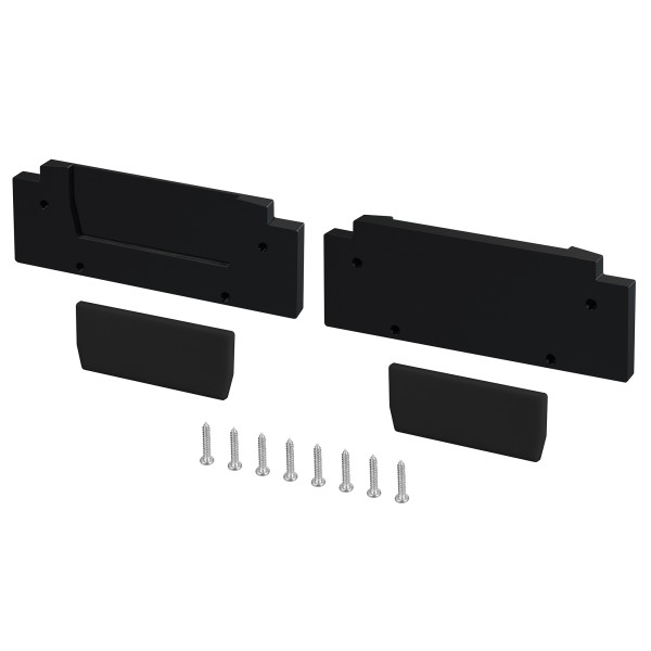 Заглушка для профиля STRETCH-41-CEIL-CENTER BLACK, пластиковая